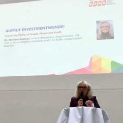 AQAL’s Dr. Mariana Bozesan calls for an Investmentwende at BAND’s Community Summit in Berlin